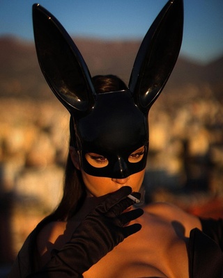 Bunny Mask Black