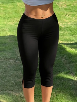 Capri Pants Black (Medium)