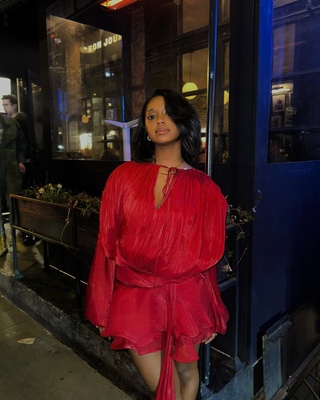 Claire Dress Red