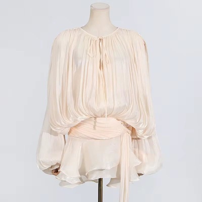 Claire Dress Cream (Small)