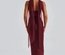 Christine Dress Wine Red