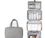 Portable travel easy hanging toiletry and cosmetic bag Grey