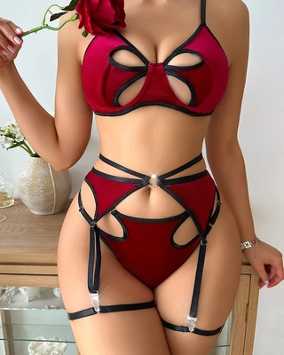 Red Cleo Lingerie