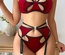 Red Cleo Lingerie