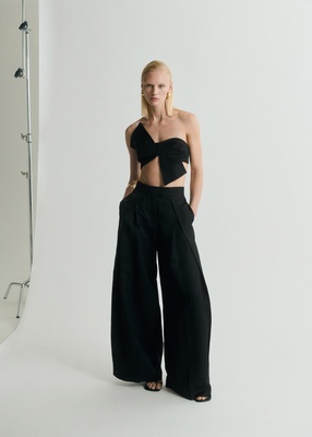 Gemma Baggy Trouser Brown