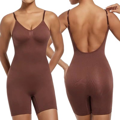 Zia Seamless Bodysuit Coffee