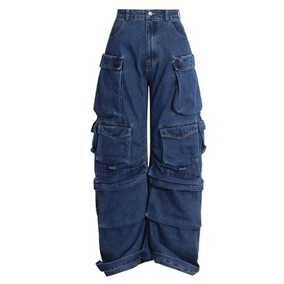 Cargo Pants Dark Blue