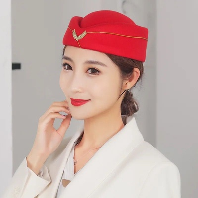 Air Hostess Cap (Red)