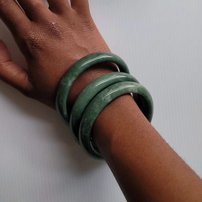 Imperial jade bangle