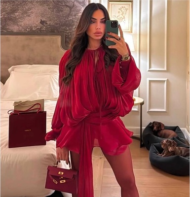 Claire Dress Red