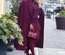 Burgundy Trench Coat (Medium)