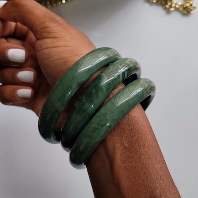 Imperial jade bangle