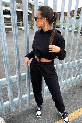 Skylar 2 Piece Tracksuit Black