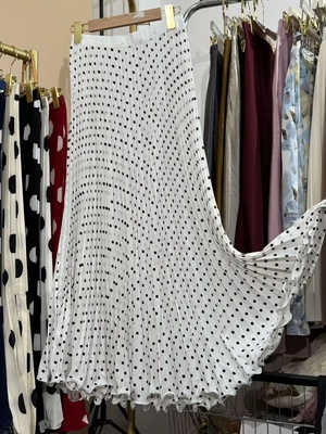 Chiffon Skirt Free Size (White)