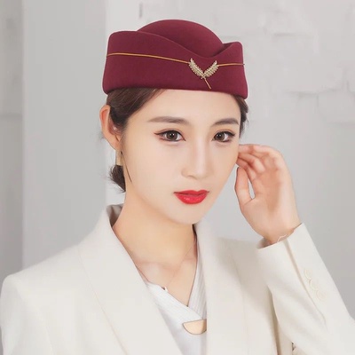 Air Hostess Cap (Maroon)