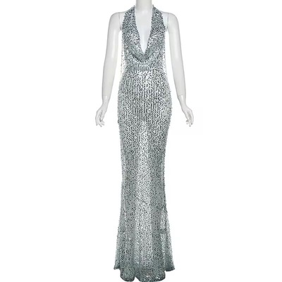 Selah Maxi Halter Dress