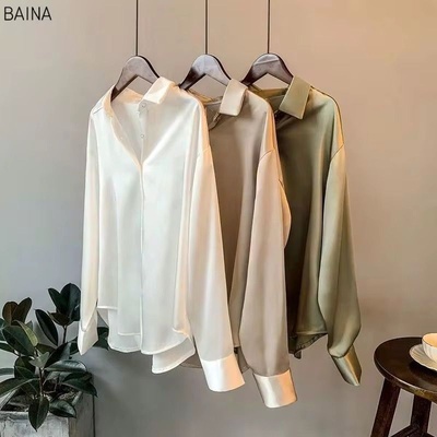 Satin Shirt Champagne