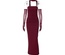 Christine Dress Wine Red (Small)