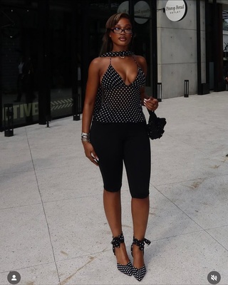 Black Capri Pants (Small)