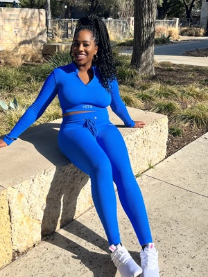 Venus Set Long Sleeves + Leggings Blue