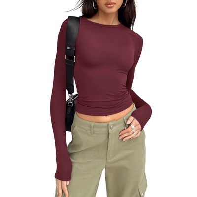 Kassy Top Wine Red