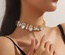 Shine Bright Luxurious Choker Necklace (Silver)