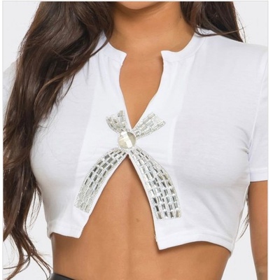 Anny White Crop Top