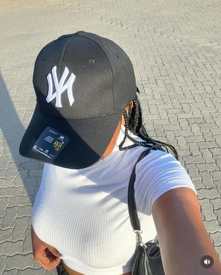 @teq.uila_queen looking good in our NY BASEBALL CAP 😍