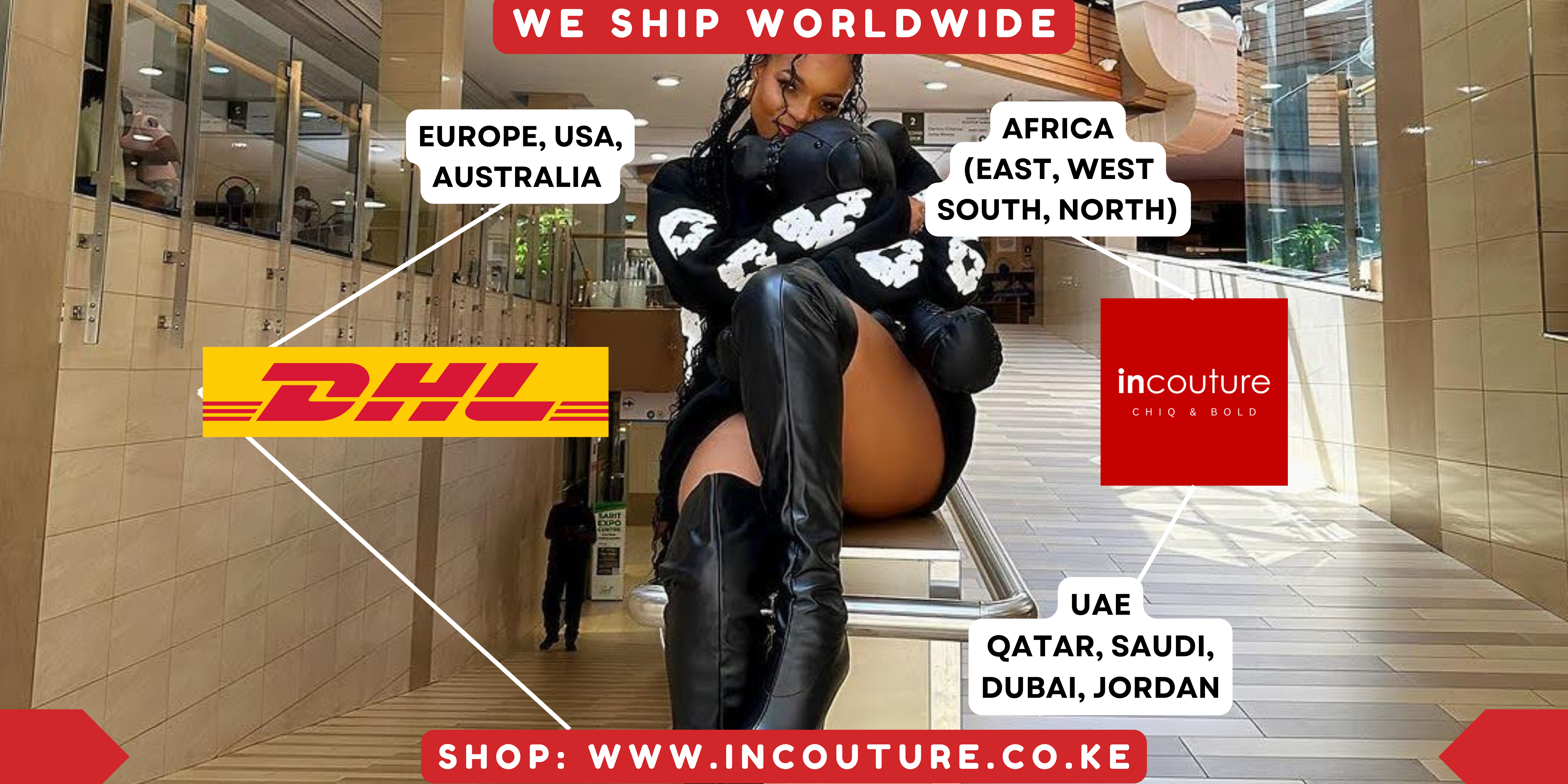 Incouture shipping banner